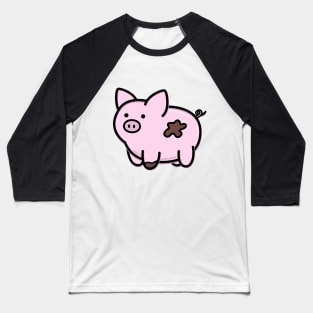 Cute Pig Baseball T-Shirt